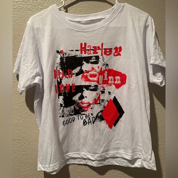 NWOT Harley Quinn Joker Good to be Bad Tee sz M - Picture 1 of 3